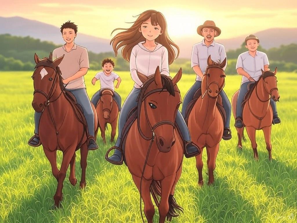 Équitation (promenade) en ACM