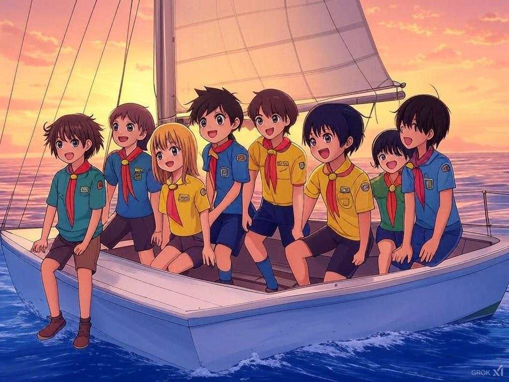 Voile (dans le cadre du scoutisme marin) en ACM