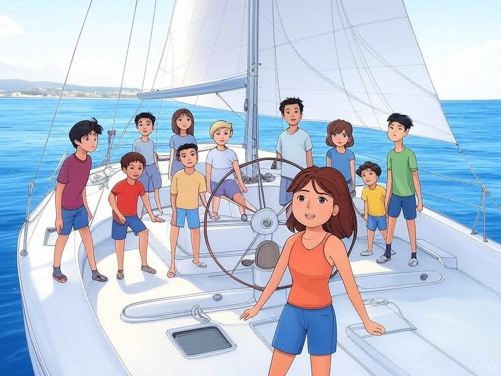 Voile (avec l’encadrant à bord, jusqu’à 2 milles d’un abri) en ACM
